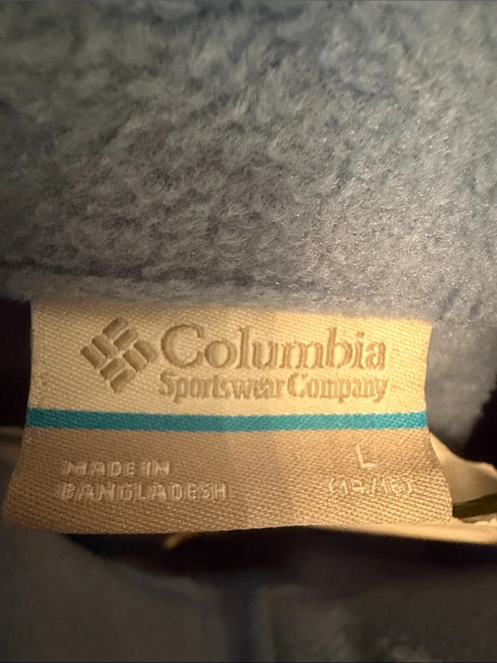 Columbia Kids Pastel Blue Full‑Zip Fleece Jacket